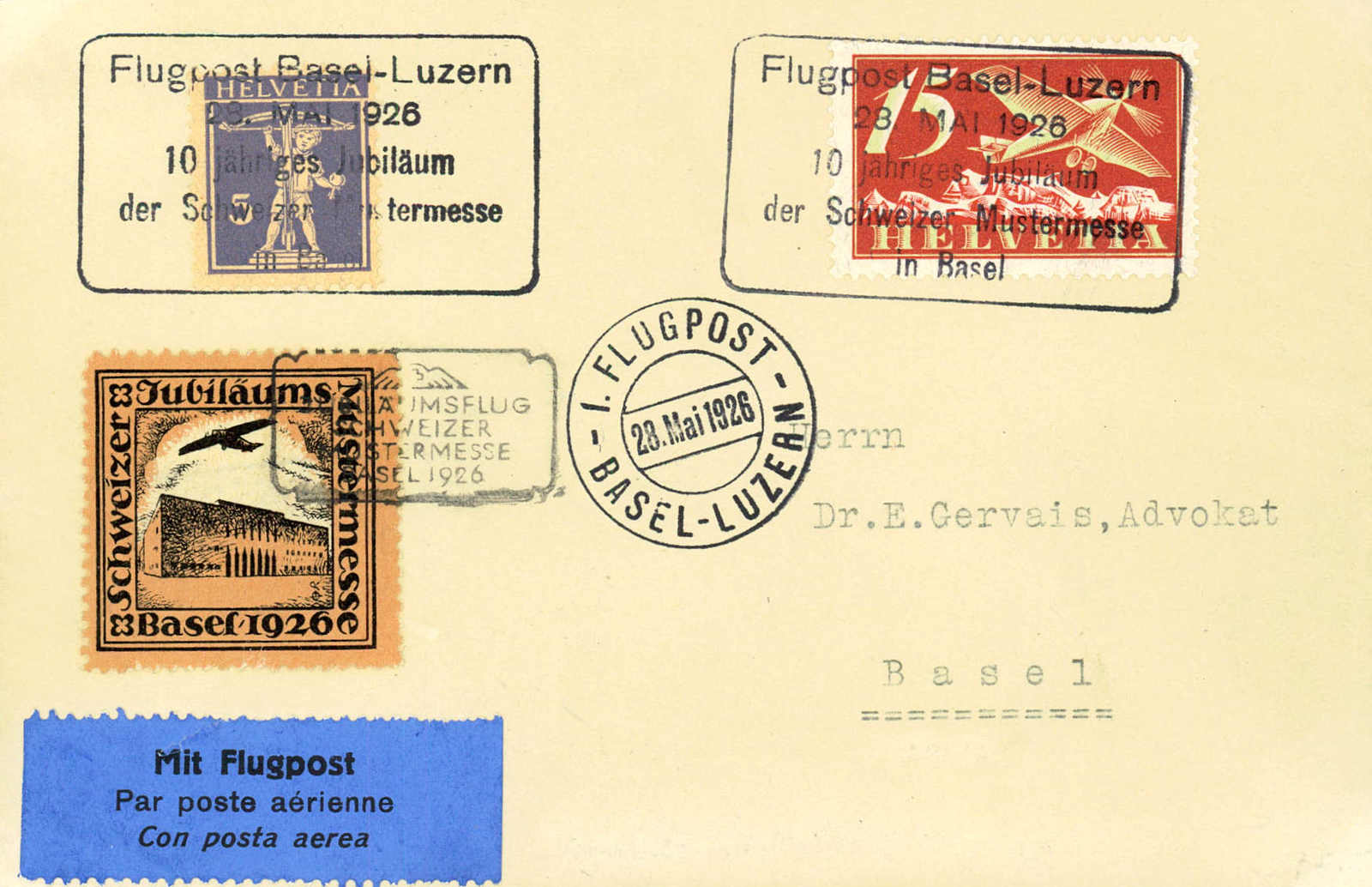 Lot 986 - SONDER- U. VERSUCHSFLÜGE, FLUGVERANSTALTUNGEN (SF)  -  MH Marken GmbH Auktion 118