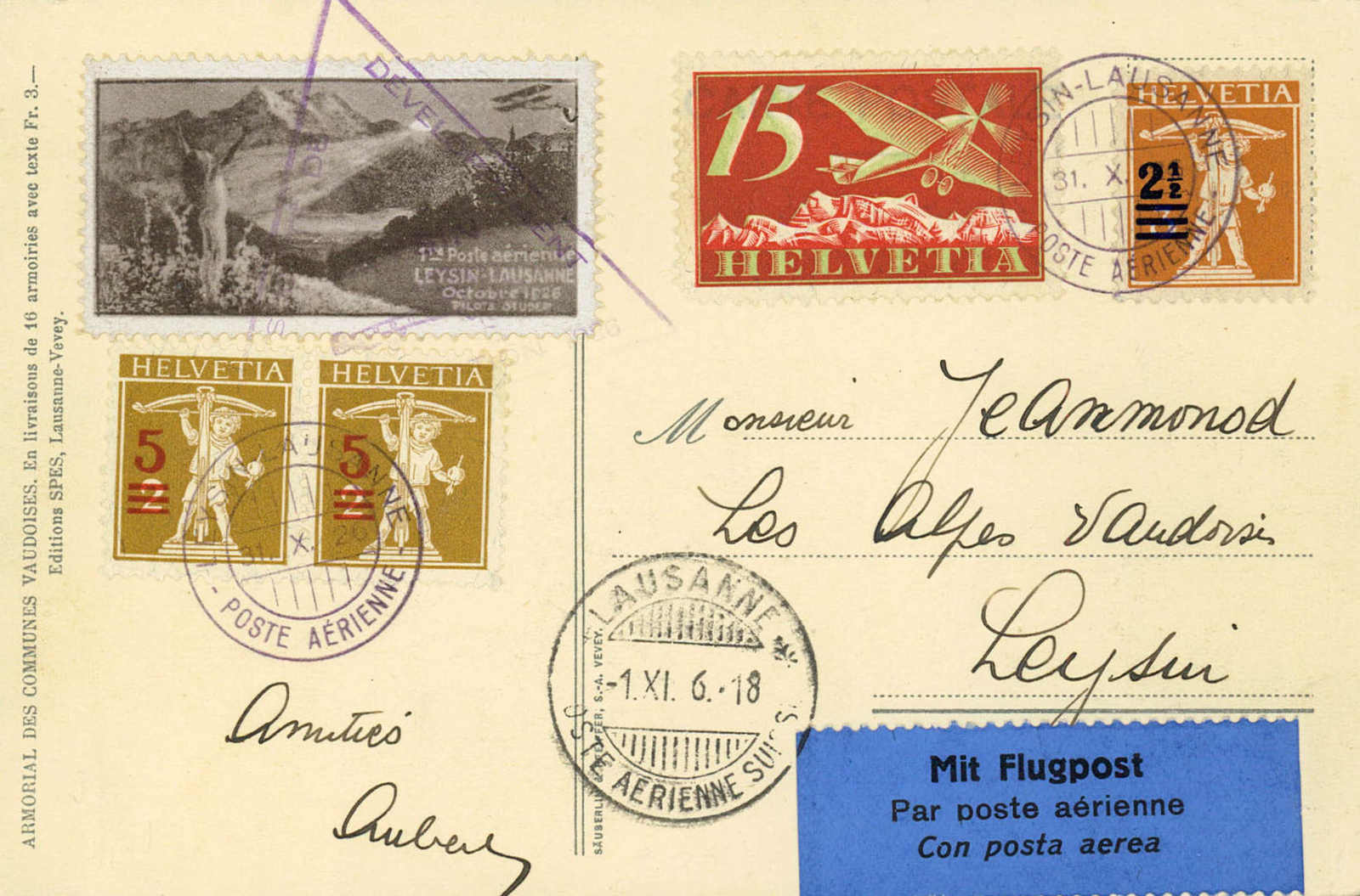 Lot 988 - SONDER- U. VERSUCHSFLÜGE, FLUGVERANSTALTUNGEN (SF)  -  MH Marken GmbH Auktion 118
