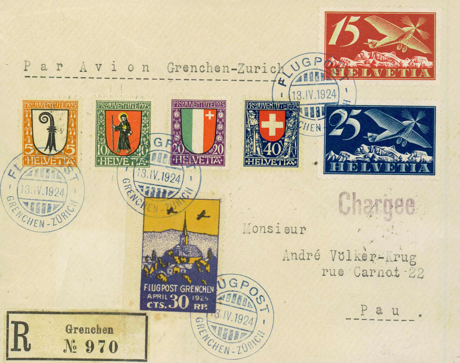 Lot 970 - SONDER- U. VERSUCHSFLÜGE, FLUGVERANSTALTUNGEN (SF)  -  MH Marken GmbH Auktion 118