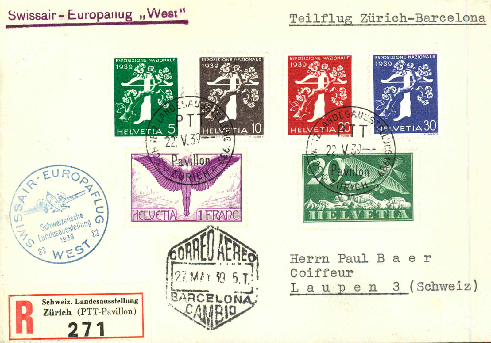 Lot 1019 - SONDER- U. VERSUCHSFLÜGE, FLUGVERANSTALTUNGEN (SF) - MH Marken GmbH Auktion 118 Lot 1019 - SONDER- U. VERSUCHSFLÜGE, FLUGVERANSTALTUNGEN (SF) - MH Marken GmbH Auktion 118