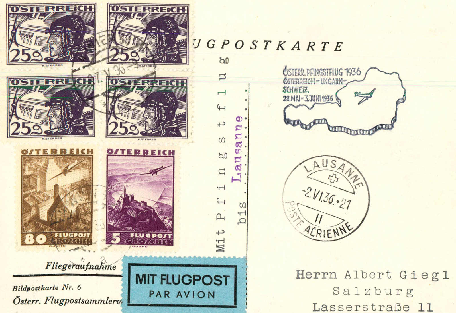 Lot 1005 - SONDER- U. VERSUCHSFLÜGE, FLUGVERANSTALTUNGEN (SF) - MH Marken GmbH Auktion 118 Lot 1005 - SONDER- U. VERSUCHSFLÜGE, FLUGVERANSTALTUNGEN (SF) - MH Marken GmbH Auktion 118
