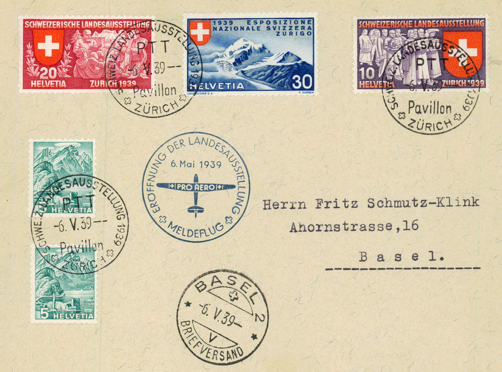 Lot 1012 - SONDER- U. VERSUCHSFLÜGE, FLUGVERANSTALTUNGEN (SF) - MH Marken GmbH Auktion 118 Lot 1012 - SONDER- U. VERSUCHSFLÜGE, FLUGVERANSTALTUNGEN (SF) - MH Marken GmbH Auktion 118