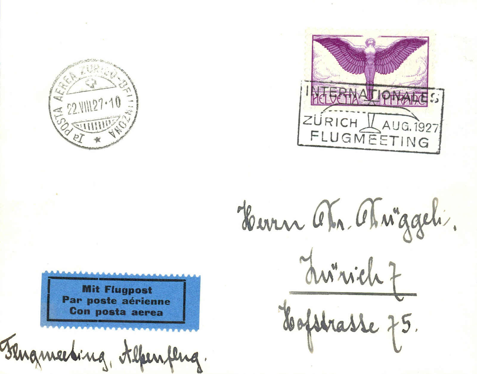 Lot 912 - FLUGPOST (OFFIZIELLE AUSGABEN)  -  MH Marken GmbH Auktion 118