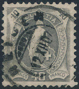 Lot 726 - STEHENDE HELVETIA (1905-1907)  -  MH Marken GmbH Auktion 118