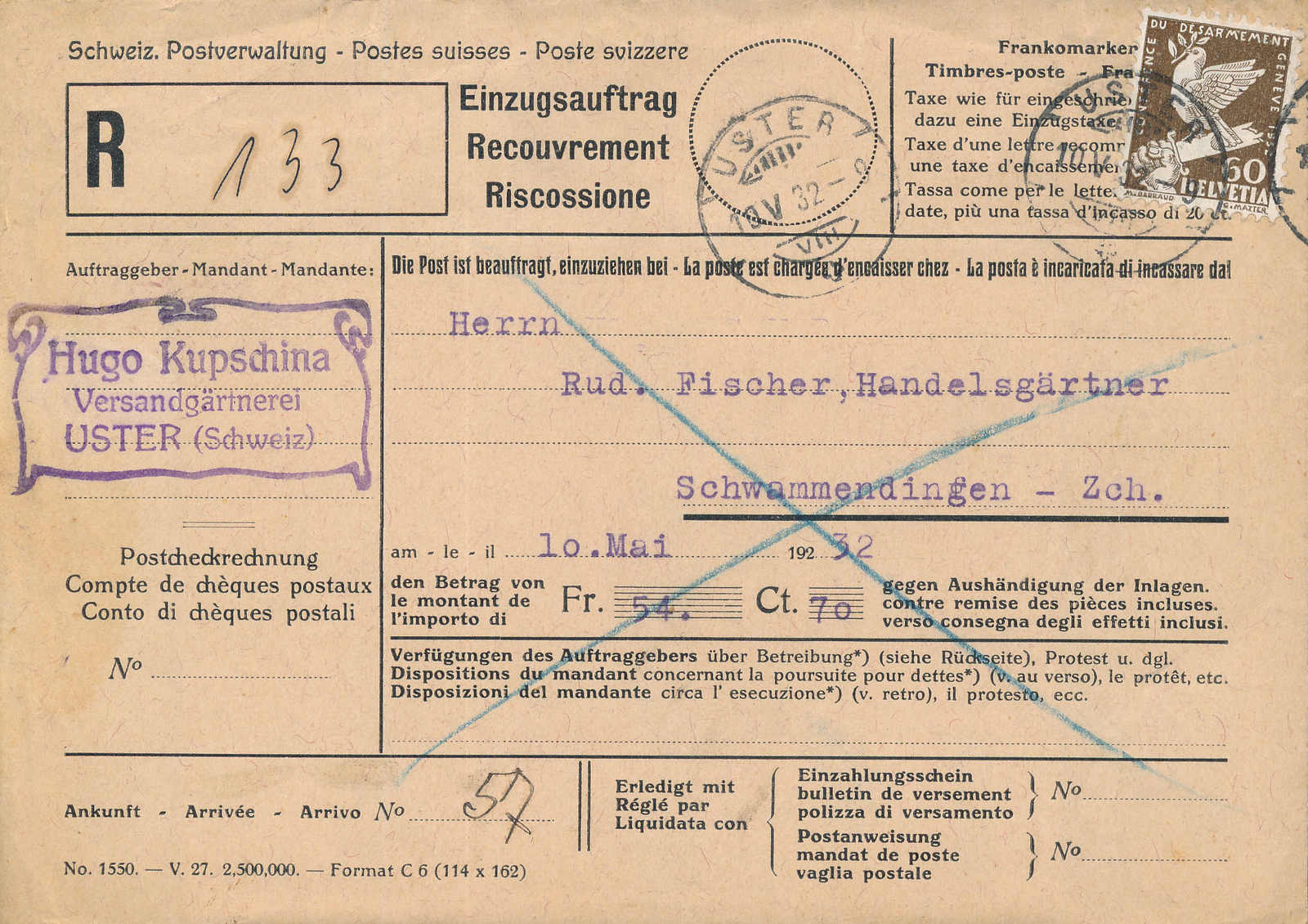 Lot 785 - F R A N K A T U R E N & ABSTEMPELUNGEN (ab ca. 1907)  -  MH Marken GmbH Auktion 118