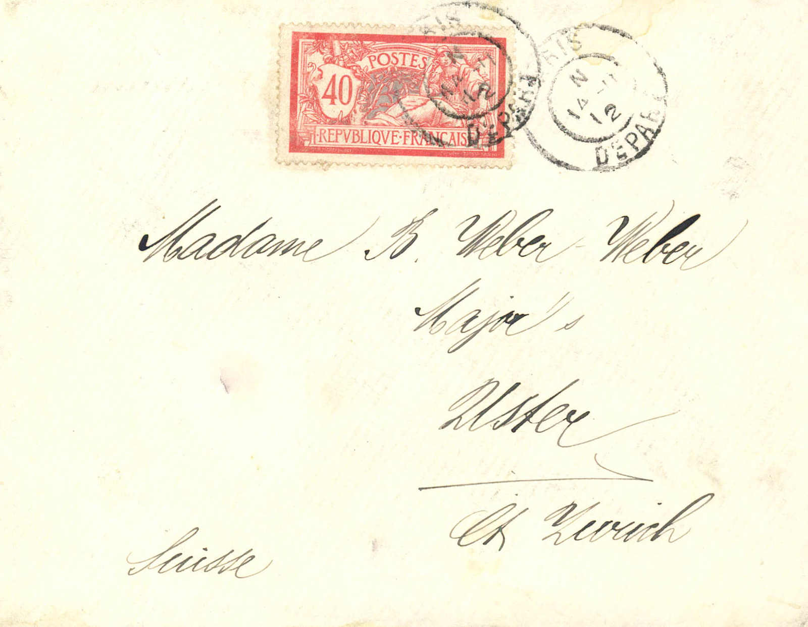 Lot 657 - EINGEHENDE POST AUS DEM AUSLAND  -  MH Marken GmbH Auktion 118
