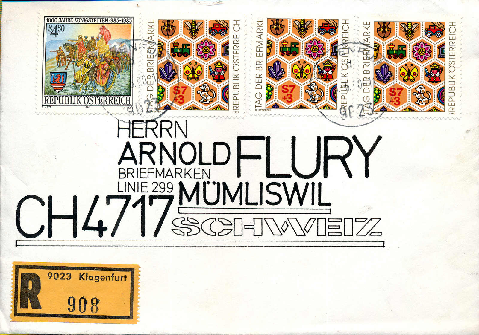 Lot 650 - EINGEHENDE POST AUS DEM AUSLAND  -  MH Marken GmbH Auktion 118