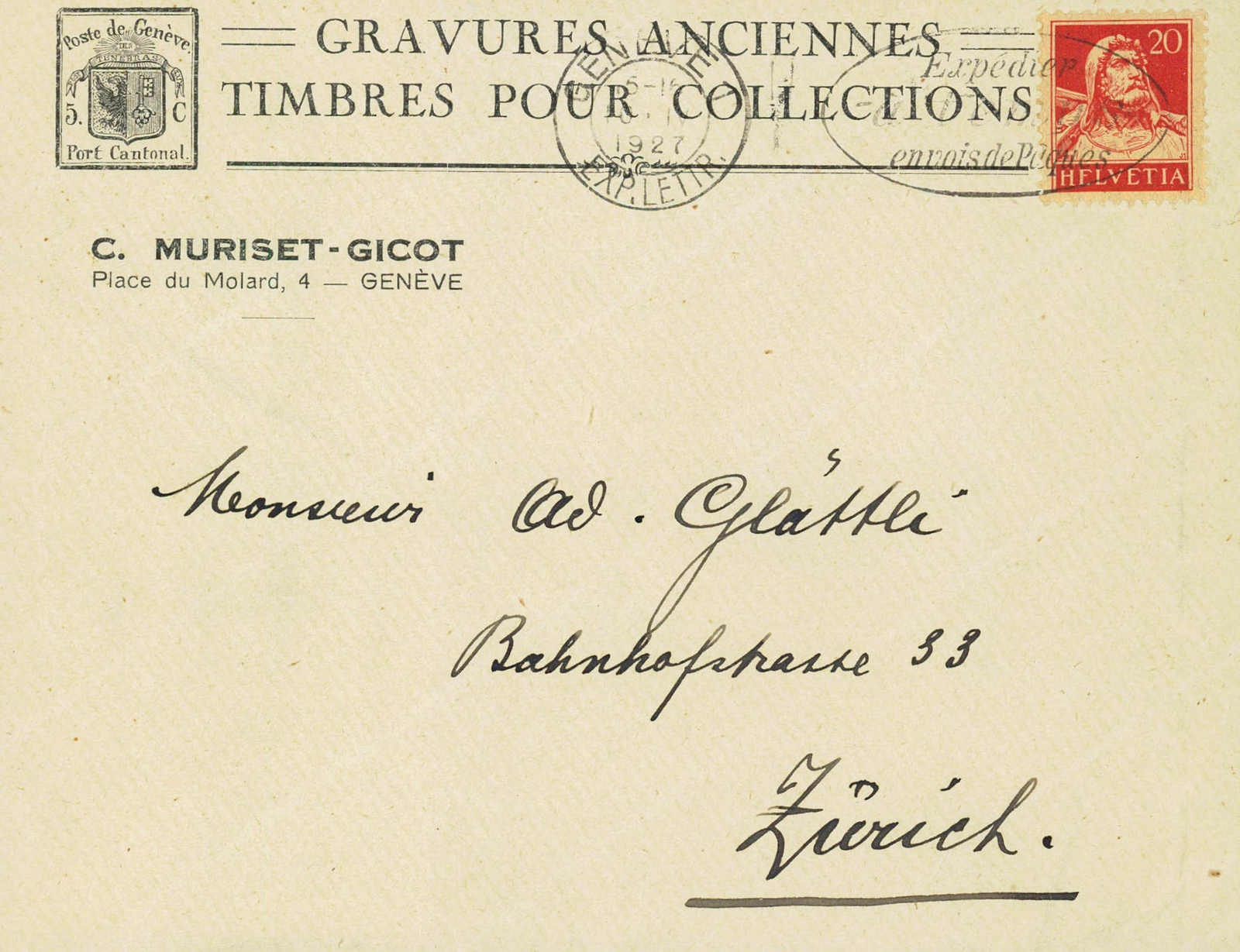 Lot 245 - kanton genf  -  MH Marken GmbH Auktion 118