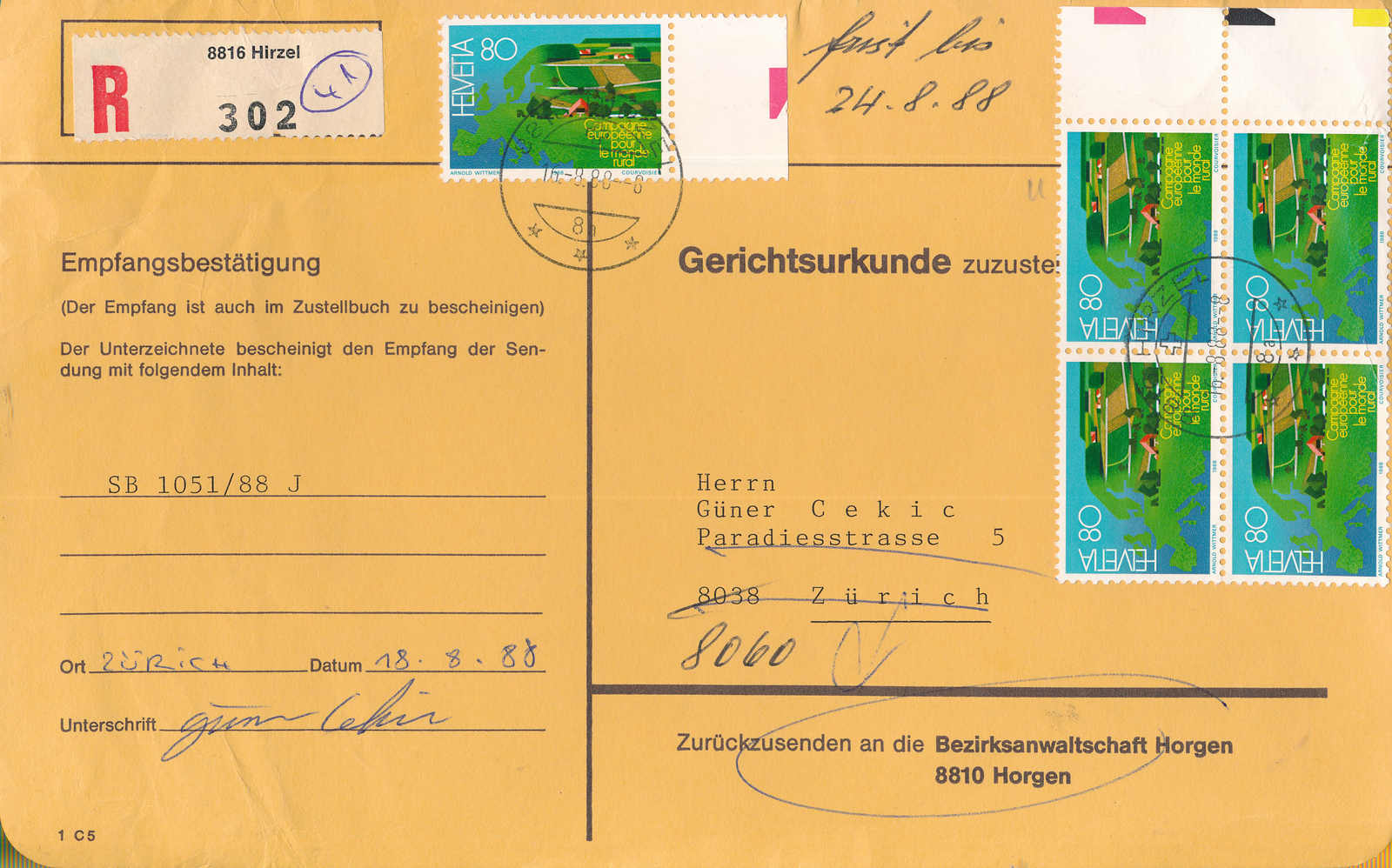 Lot 65 - kanton zürich - MH Marken GmbH Auktion 118 Lot 65 - kanton zürich - MH Marken GmbH Auktion 118
