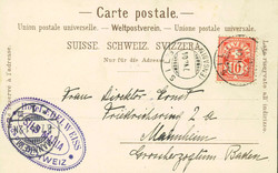 5655580: Schweiz Hotelpost