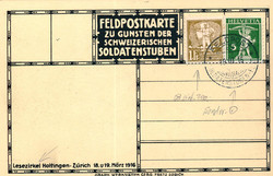 5711: Schweiz Soldatenmarken - Postkarten