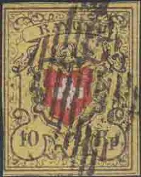 5655108: Rayon II, gelb, ohne Kreuzeinfassung (Diverse) - Stempel