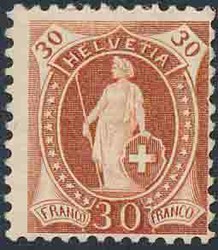 5655147: Schweiz Stehende Helvetia
