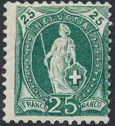 5655147: Schweiz Stehende Helvetia