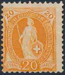 5655147: Schweiz Stehende Helvetia
