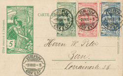 5710: Schweiz Weltpostverein UPU - Stempel
