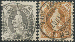 7240: Sammlungen und Posten Altschweiz - Stempel