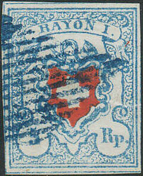 5655120: Rayon I, hellblau, ohne KE (DIVERSE) - Stempel
