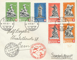 5657: Schweiz Pro Patria - Flugpostmarken
