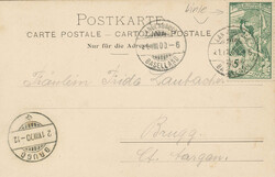 5710: Schweiz Weltpostverein UPU - Stempel