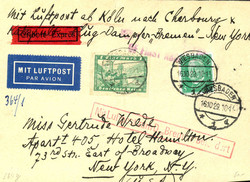 7690: Sammlungen und Posten Zeppelin und Luftpost