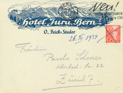 5655580: Schweiz Hotelpost