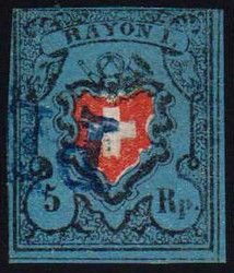 5655096: Rayon I, dunkelblau ohne Kreuzeinfassung