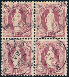 5655147: Schweiz Stehende Helvetia - Stempel
