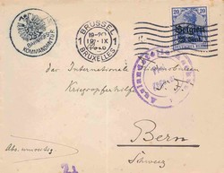 360: Deutsche Besetzung I. WK Belgien - Stempel