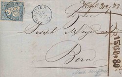 5655146: Schweiz Sitzende Helvetia gezähnt - Stempel