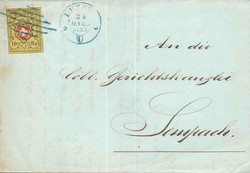 5655108: Rayon II, gelb, ohne Kreuzeinfassung (Diverse) - Stempel