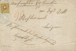 5655108: Rayon II, gelb, ohne Kreuzeinfassung (Diverse) - Stempel
