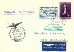 1810: Belgien - Flugpostmarken