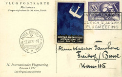 5659100: Schweiz - Flugpost - Werbevignetten
