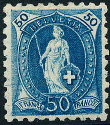 5655147: Schweiz Stehende Helvetia