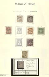 SCHWEIZ - 1862/1999, sehr umfangreiche gest. Sammlung in zweidicken ...