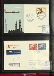 SCHWEIZ/FLUGPOST - beeindruckende Kollektion von über ...