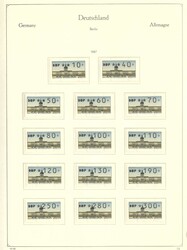 BERLIN - 1976/90, saubere postfr. Sammlung, komplett inklusive den ...