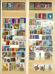 SCHWEIZ - interessante gest. Partie auf Einsteckblättern, dabei ...