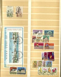 SCHWEIZ - interessante gest. Partie auf Einsteckblättern, dabei ...