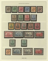 DEUTSCHE POST IN MAROKKO - sehr schöne postfr. Sammlung mit ...