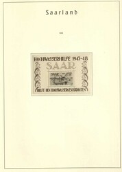 NEUSAAR - 1947/59, saubere postfr. Sammlung, in den Hauptnummern ...