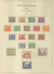 BERLIN - 1948/77, reichhaltige Sammlung postfr. bzw. gest. geführt ...