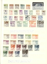 ÖSTERREICH - schöne postfr. Partie auf Einsteckblättern mit ...