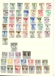 ÖSTERREICH - schöne postfr. Partie auf Einsteckblättern mit ...