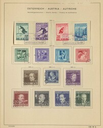 ÖSTERREICH - 1850/1937, reichhaltige gest. Sammlung ab der Klassikim ...