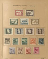 ÖSTERREICH - 1945/90, reichhaltige gest. Sammlung ...
