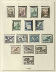 ÖSTERREICH - 1947/60, reichhaltige Partie im Lindner-Ringbinder ...