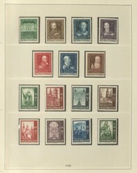 ÖSTERREICH - 1947/60, reichhaltige Partie im Lindner-Ringbinder ...