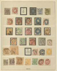 ÖSTERREICH - 1850/1922, umfangreiche Sammlung im ...